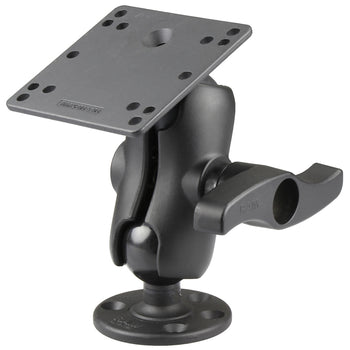 RAM® Double Ball Mount with 100x100mm VESA Plate and Large Knob - Short