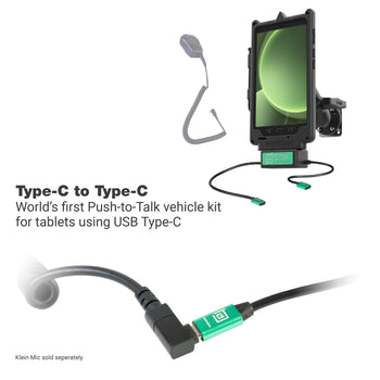 GDS® Uni-Conn™ Klein VALOR PTT Vehicle Bundle for Samsung Tab Active5