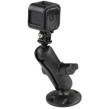 RAM® Composite Drill-Down Mount with Universal Action Camera Adapter