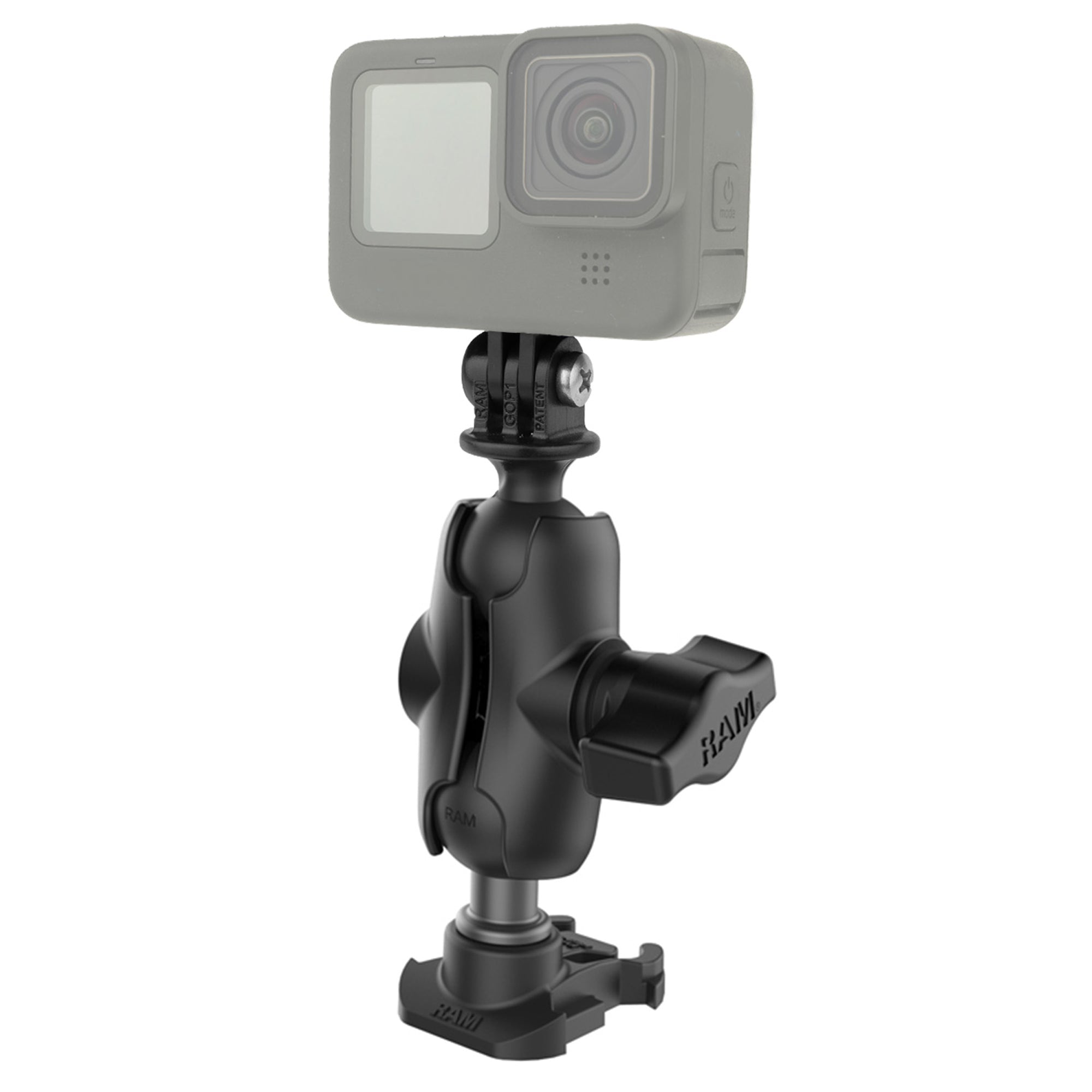 RAM® Ball Adapter for GoPro® Bases with Universal Action Camera Adapte –  RAM Mounts