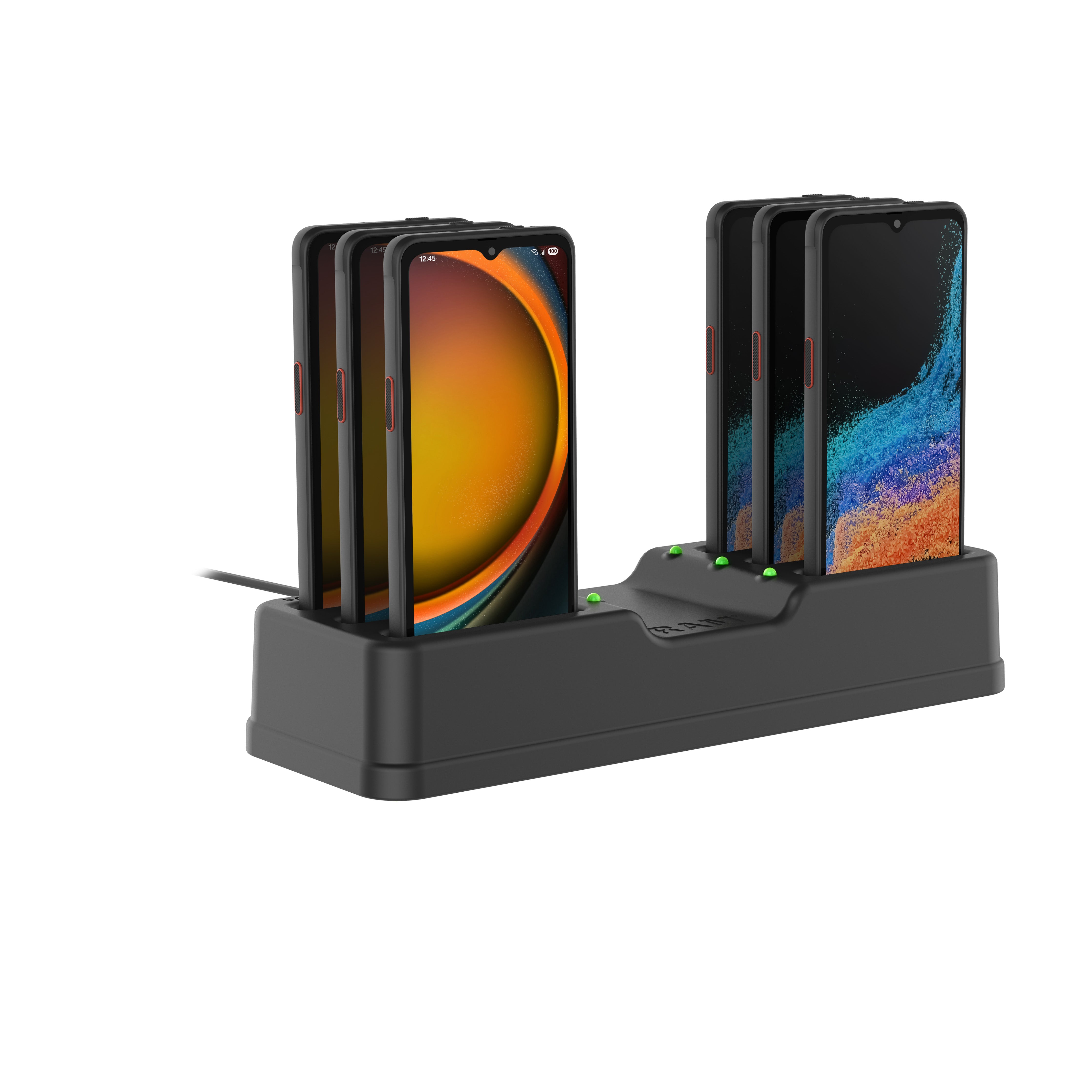 RAM® 6-Port Charging Dock for Samsung XCover7 Pro Pro Without