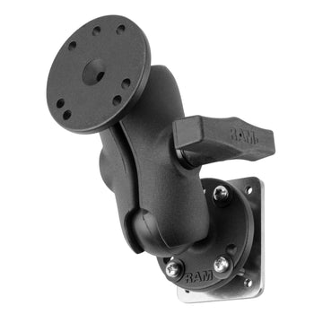 RAM® Drill-Down Dashboard Mount with Backing Plate - C Size Short
