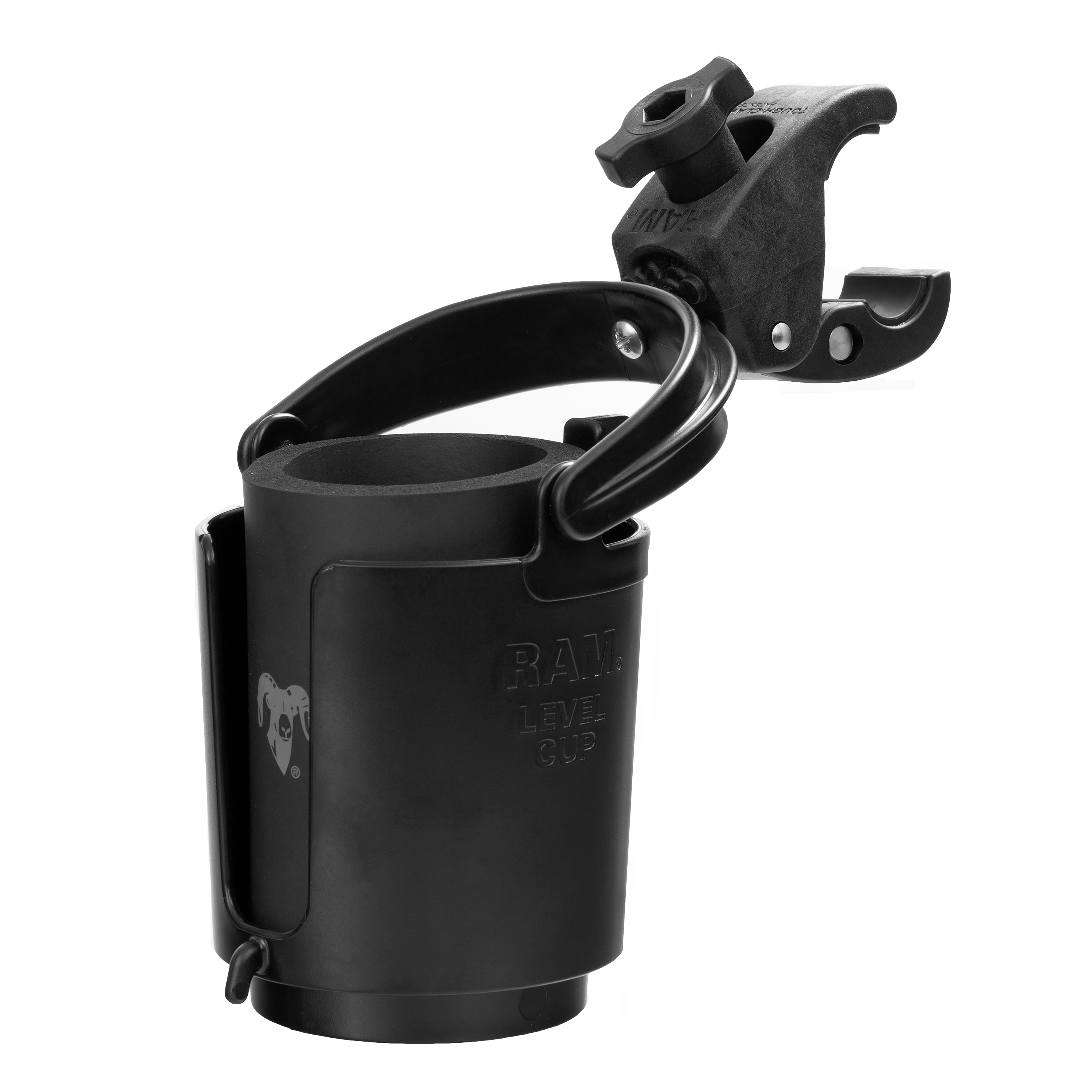 RAM® Level Cup™ 16oz Drink Holder with RAM® Tough-Claw™ Mount – RAM Mounts