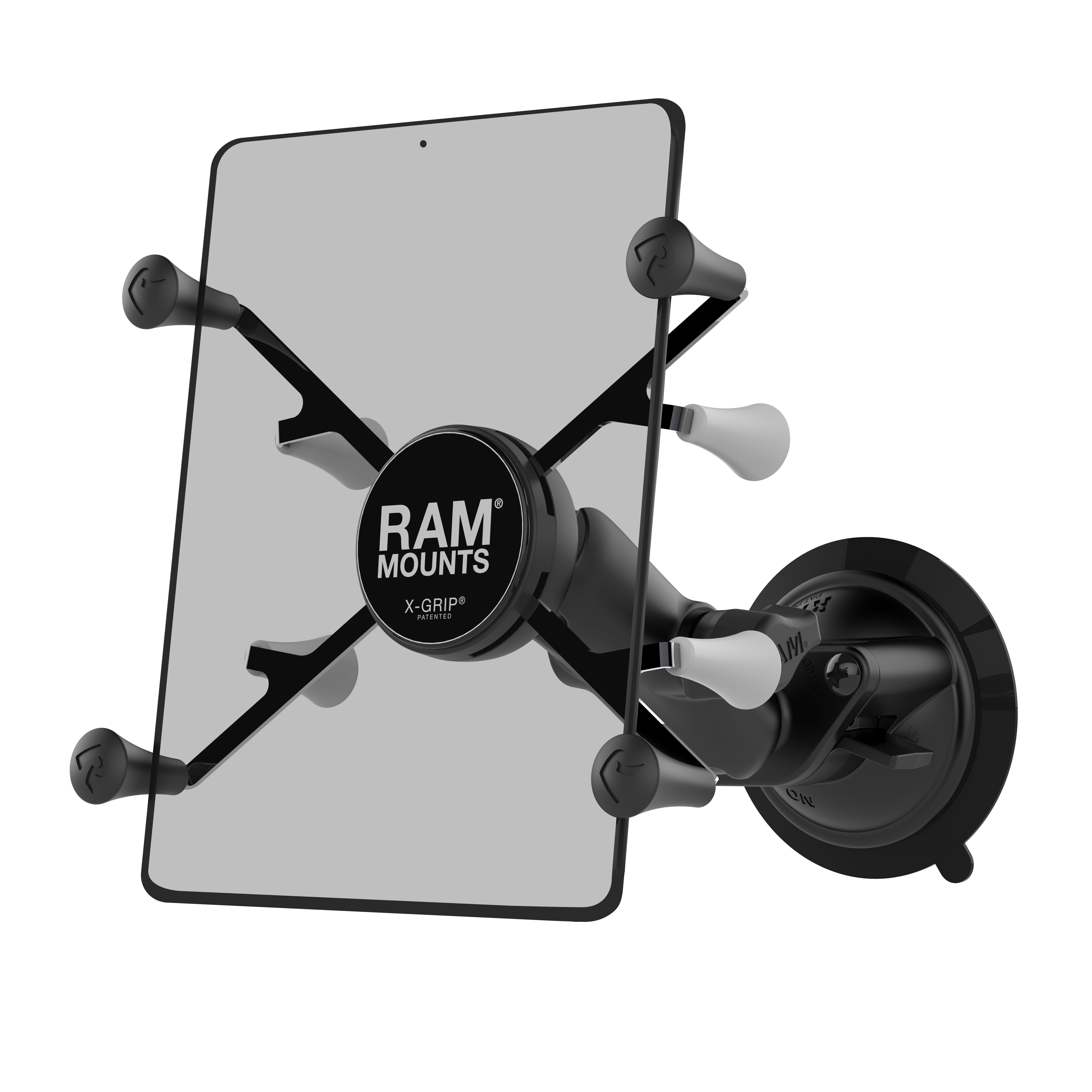 RAM-B-166-UN10U Support de téléphone portable et tablette 5 avec ventouse  à dépression RAM MOUNTS X-Grip