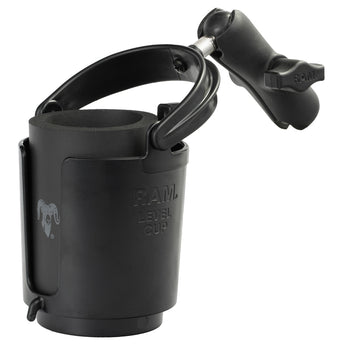 RAM® Level Cup™ 16oz Drink Holder with Double Socket Arm