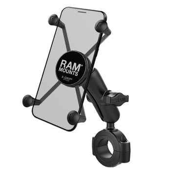 RAM® X-Grip® Large Phone Mount with Torque™ Large Rail Base - Medium Arm