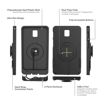 IntelliSkin® Thin-Case™ for Tab Active5 & 3 (Rear Pogo Pads)