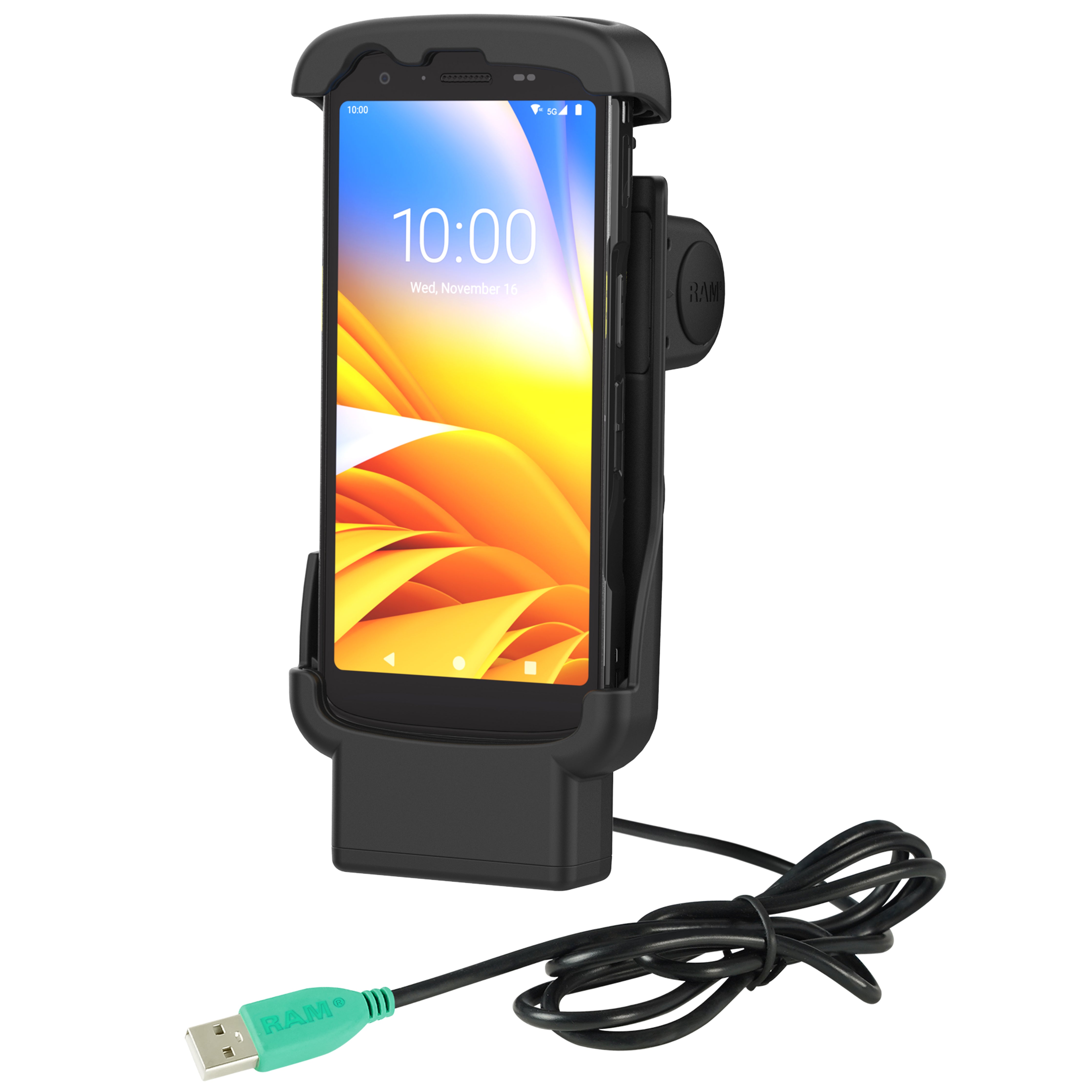 RAM® FormFit Powered Dock for Zebra TC22 & TC27 without Boot RAM Mounts
