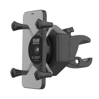 RAM-HOL-UN7-462-400:RAM-HOL-UN7-462-400_1:RAM X-Grip Phone Mount with Vibe-Safe™ & Small Tough-Claw™