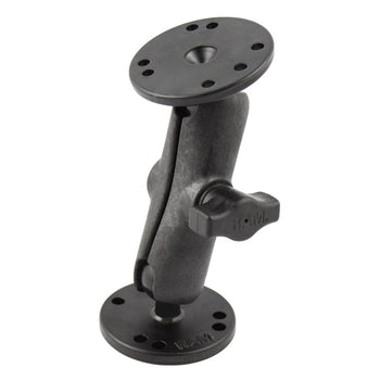RAM® Double Ball Mount with Composite Arm and Metal Round Plates
