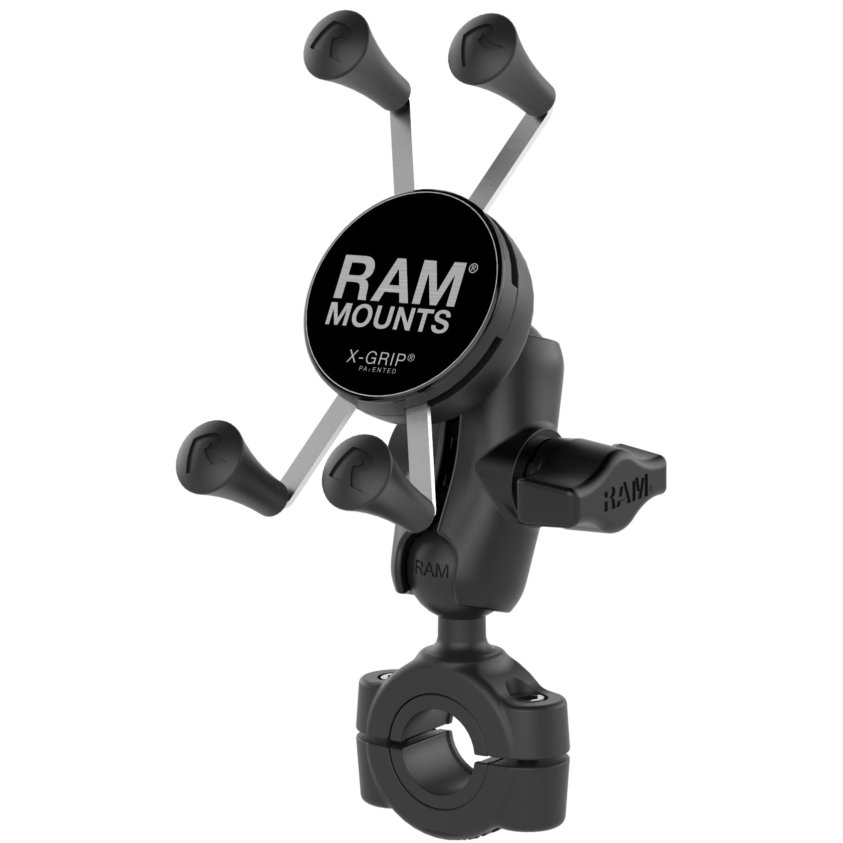 RAM Mounts Motorrad Halterung Tough-Charge X-Grip für Smartphones mit QI  Ladefunktion (RAM-B-149Z-A-UN12W-V7M)