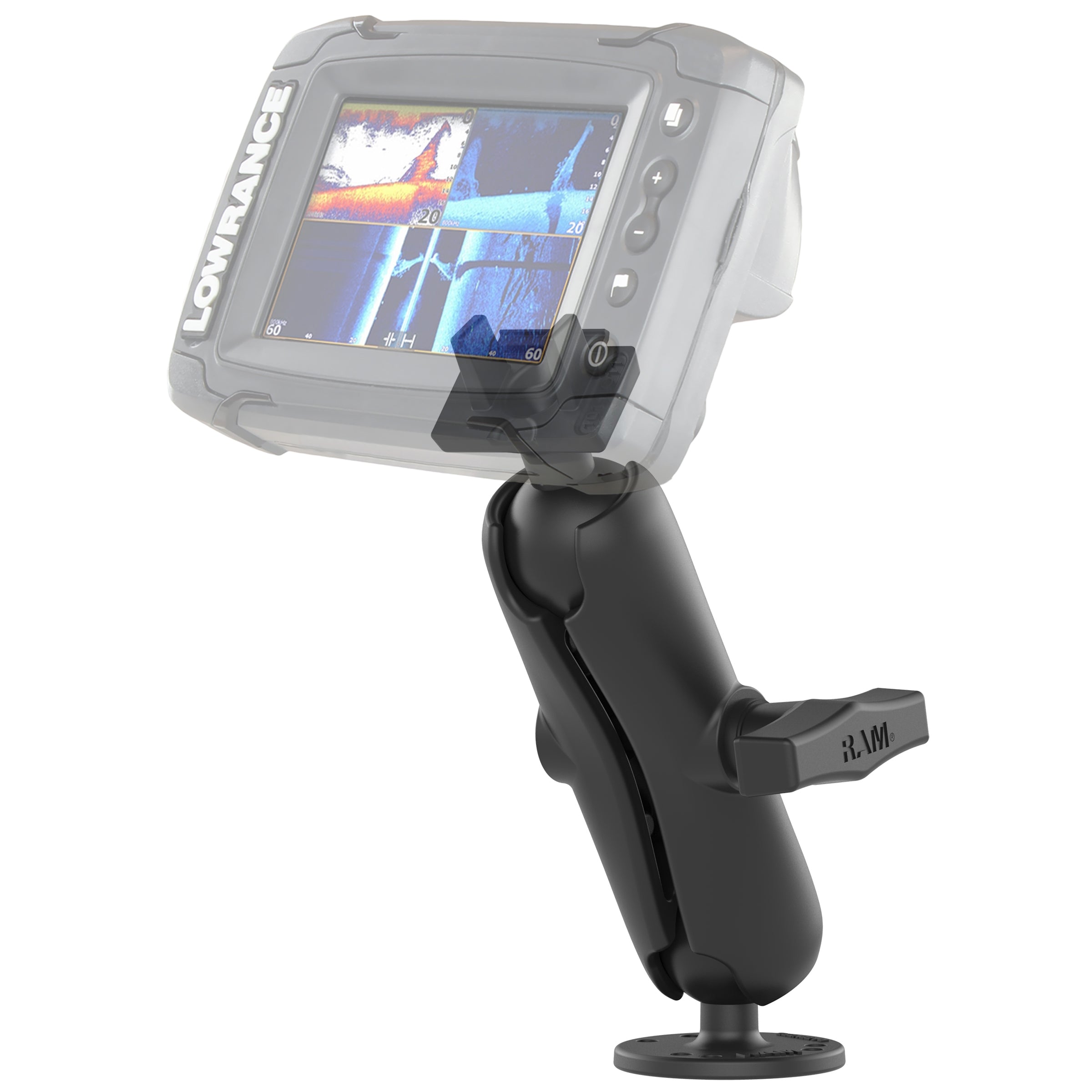 ram mounts for lowrance fish finders Mount Quick Release Mount Elite and Mark RAM-202U-LO11 and more RAM Mount Lowrance and Humminbird