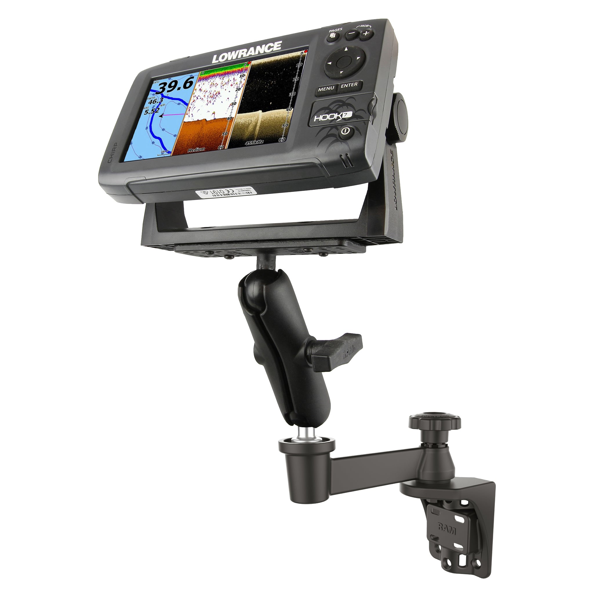 RAM® Vertical Swing Arm with Double Ball Mount – RAM Mounts