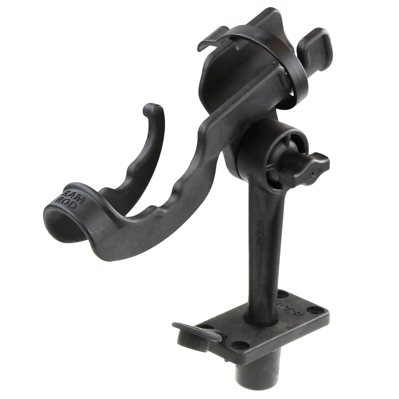 fish on rod holders side mount Tempress 72027 Fish-On Holder with (Twin Pack) Rod Holder set the standard for adjustable rod holders Short Stack Vertical Fishing rod