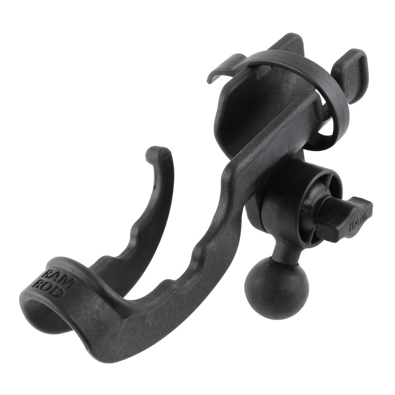 bumper mount fishing rod holder RAM Mount -ROD 2000 Fishing Rod Holder w/1.5" Ball