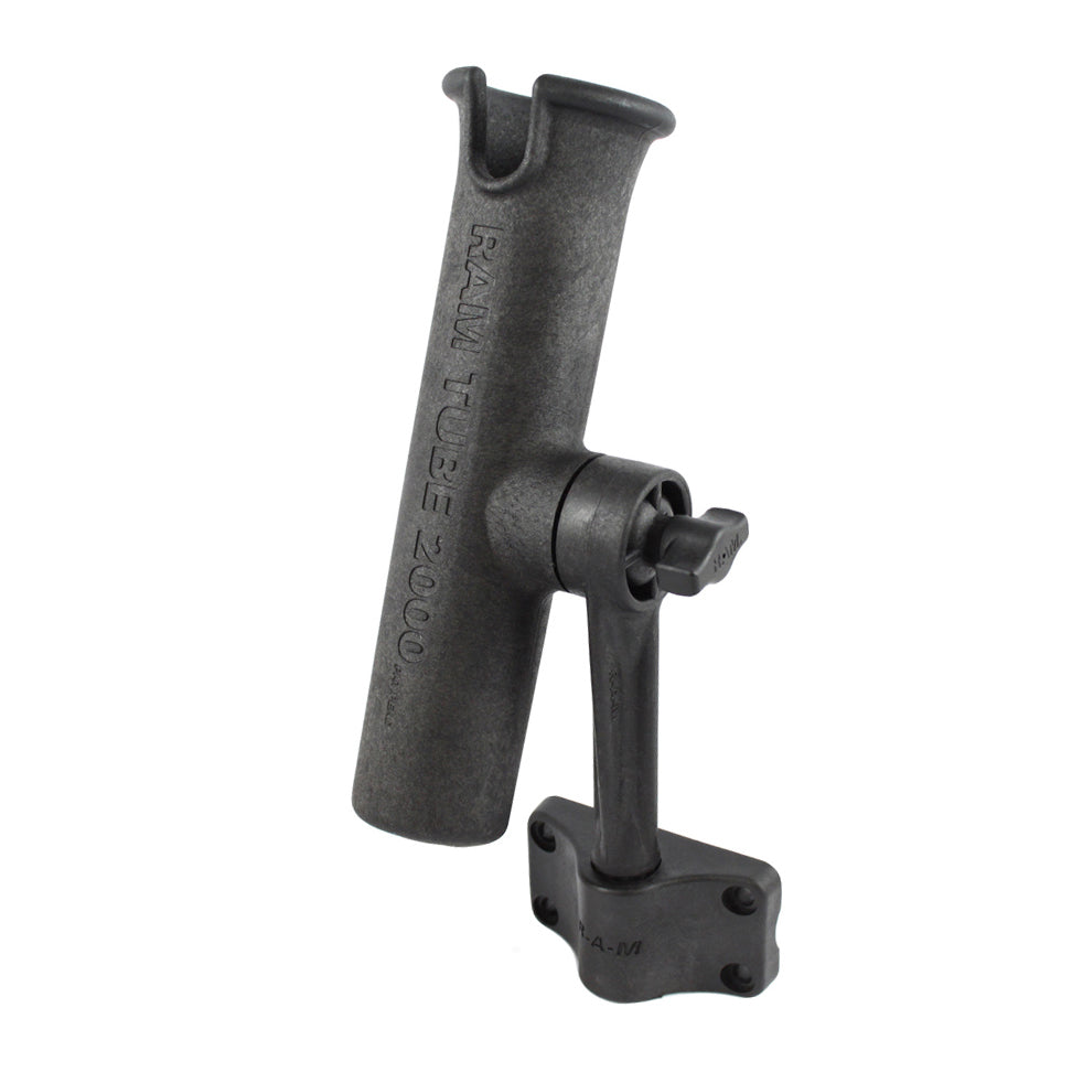 ram tube fishing rod holder RAM® Tube™ with Bulkhead Base FH91 15Pcs Double Live Shrimp The tube is made Line Colour:Low-Vis Green