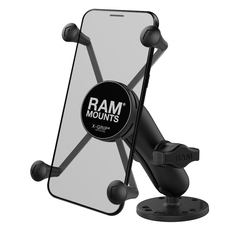 RAM® X-Grip® Large Phone Mount with Drill-Down Base – RAM Mounts