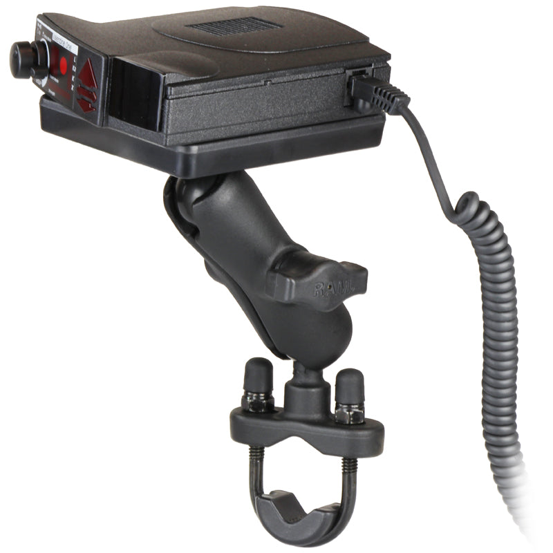 RAM® Power Plate™ III Radar Detector Mount with Handlebar U-Bolt