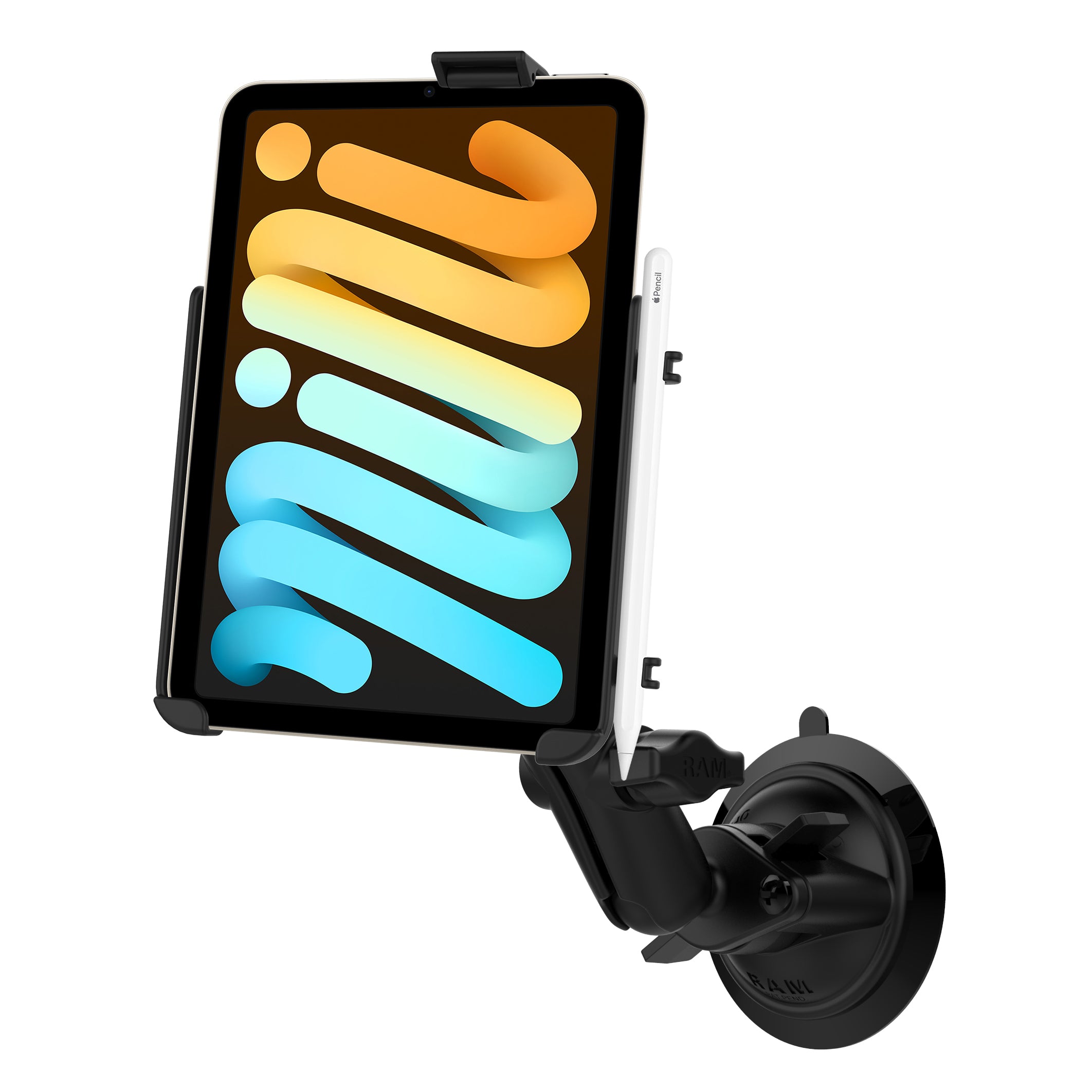 RAM® Twist-Lock™ Suction Cup Mount for iPad mini (A17 Pro) & mini