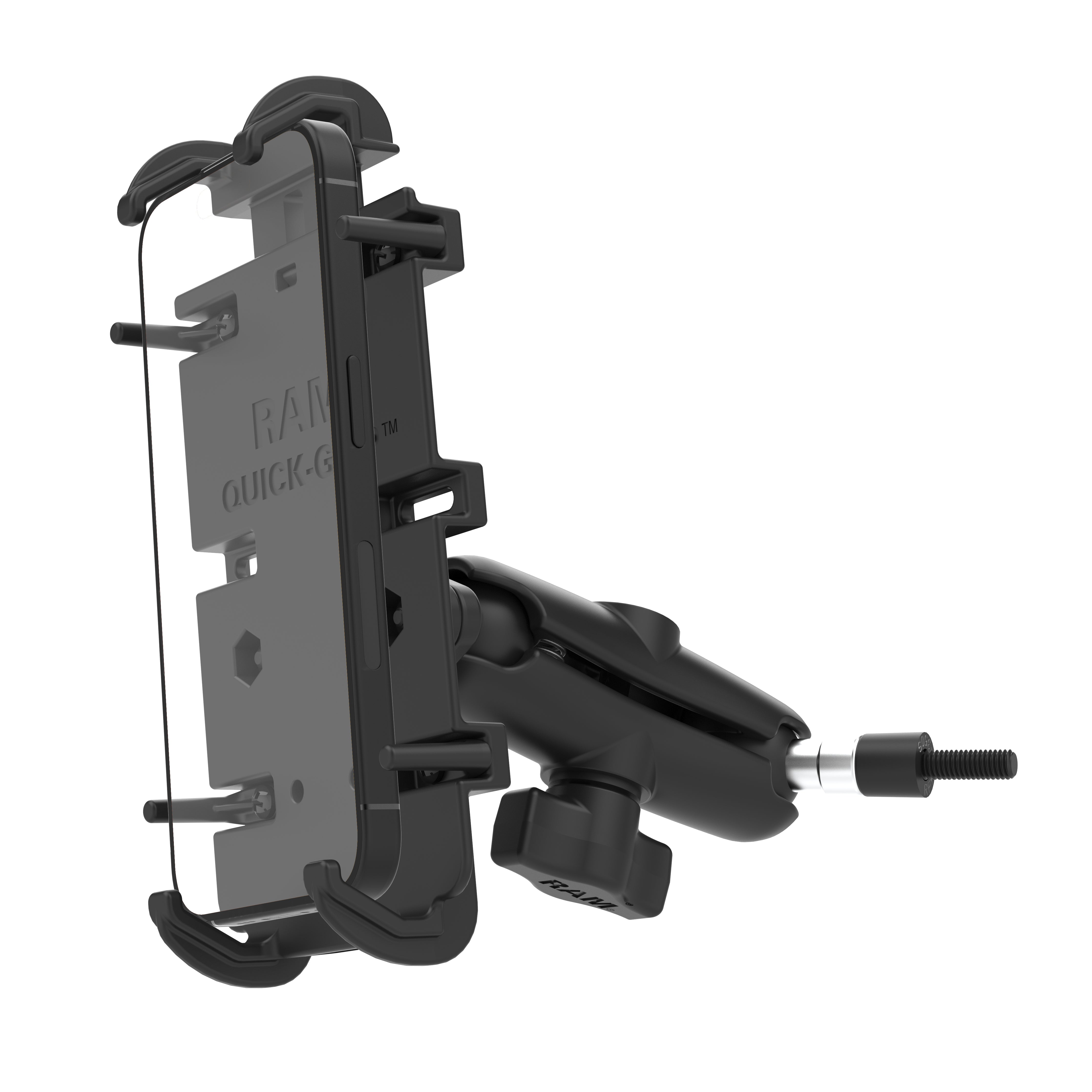 RAM® Quick-Grip™ XL Phone Mount with Grab Handle & A-Pillar M6