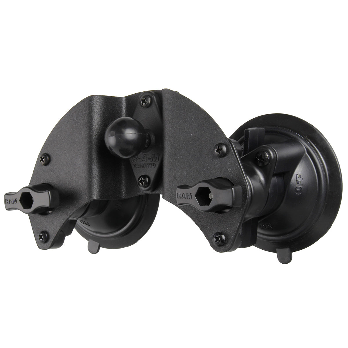 RAM Mount Twist-Lock Triple zuignap Heavy Duty steun voor Starlink Mini RAM Mount Twist-Lock Triple zuignap Heavy Duty steun voor Starlink Mini