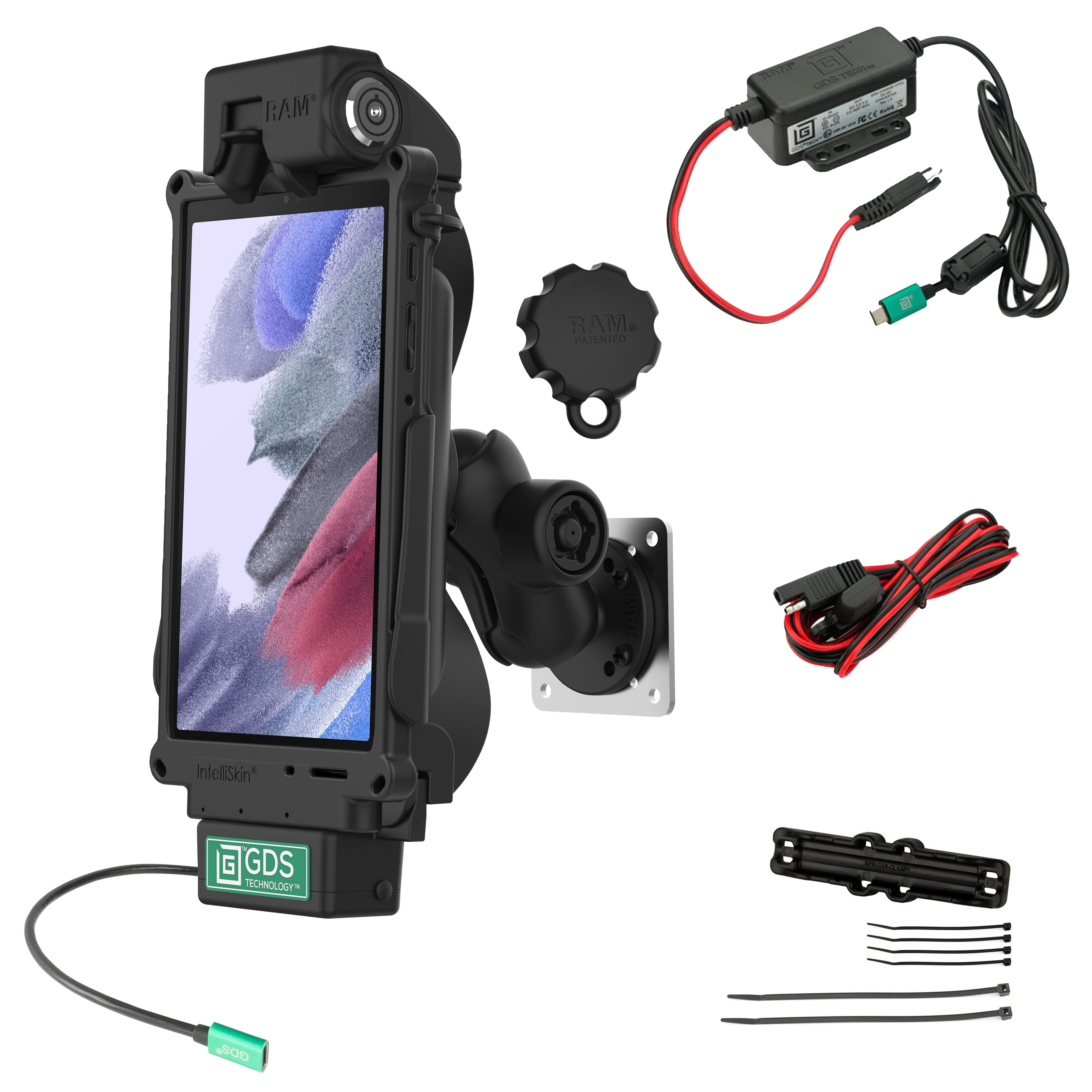 GDS® Tough-Dock™ Locking Vehicle Bundle for Samsung Tab A7 Lite