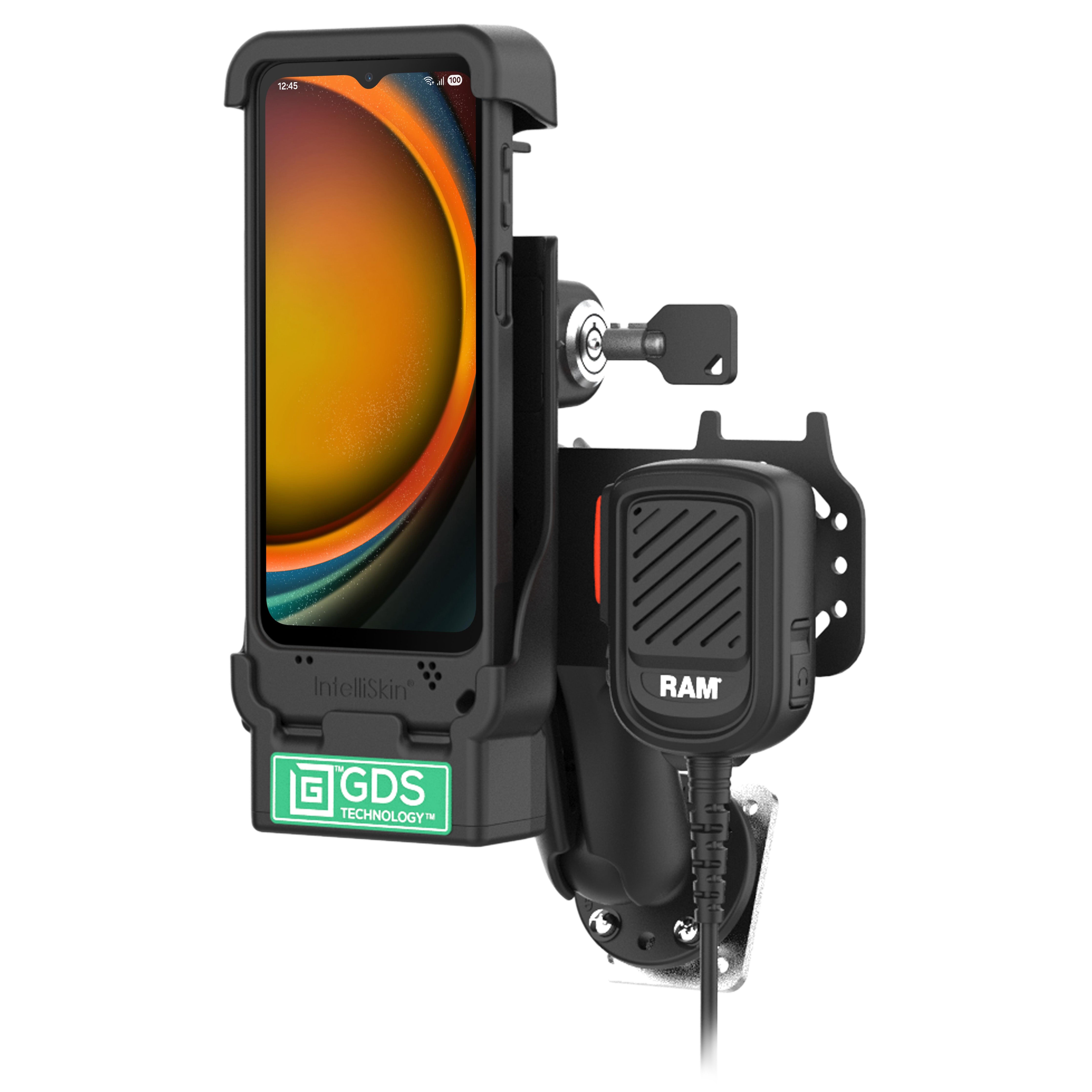 GDS® Locking PTT Speaker Mic Kit for XCover7 Pro/6 Pro - Kodiak