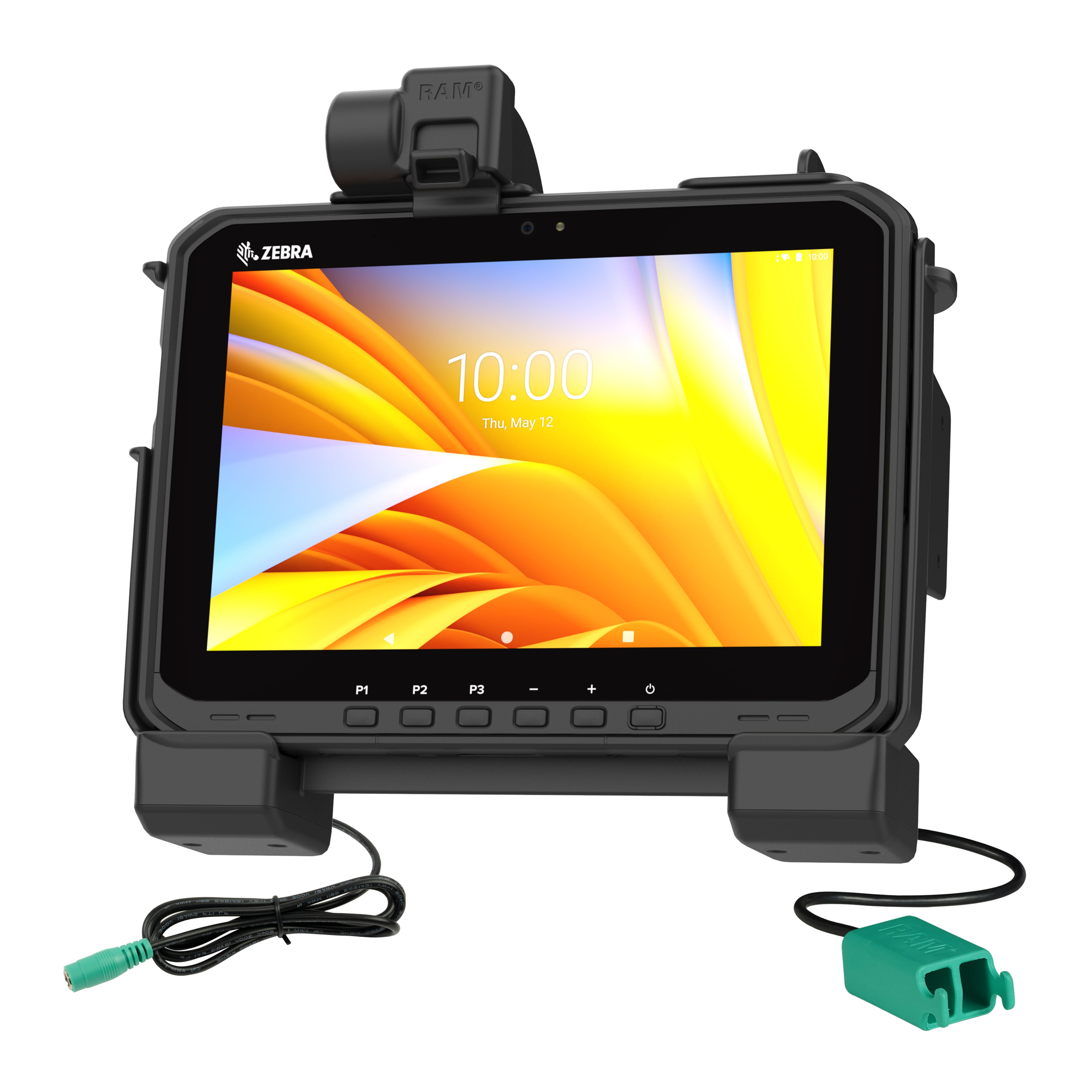 RAM® Power + Dual USB Dock for Zebra ET6x – RAM Mounts