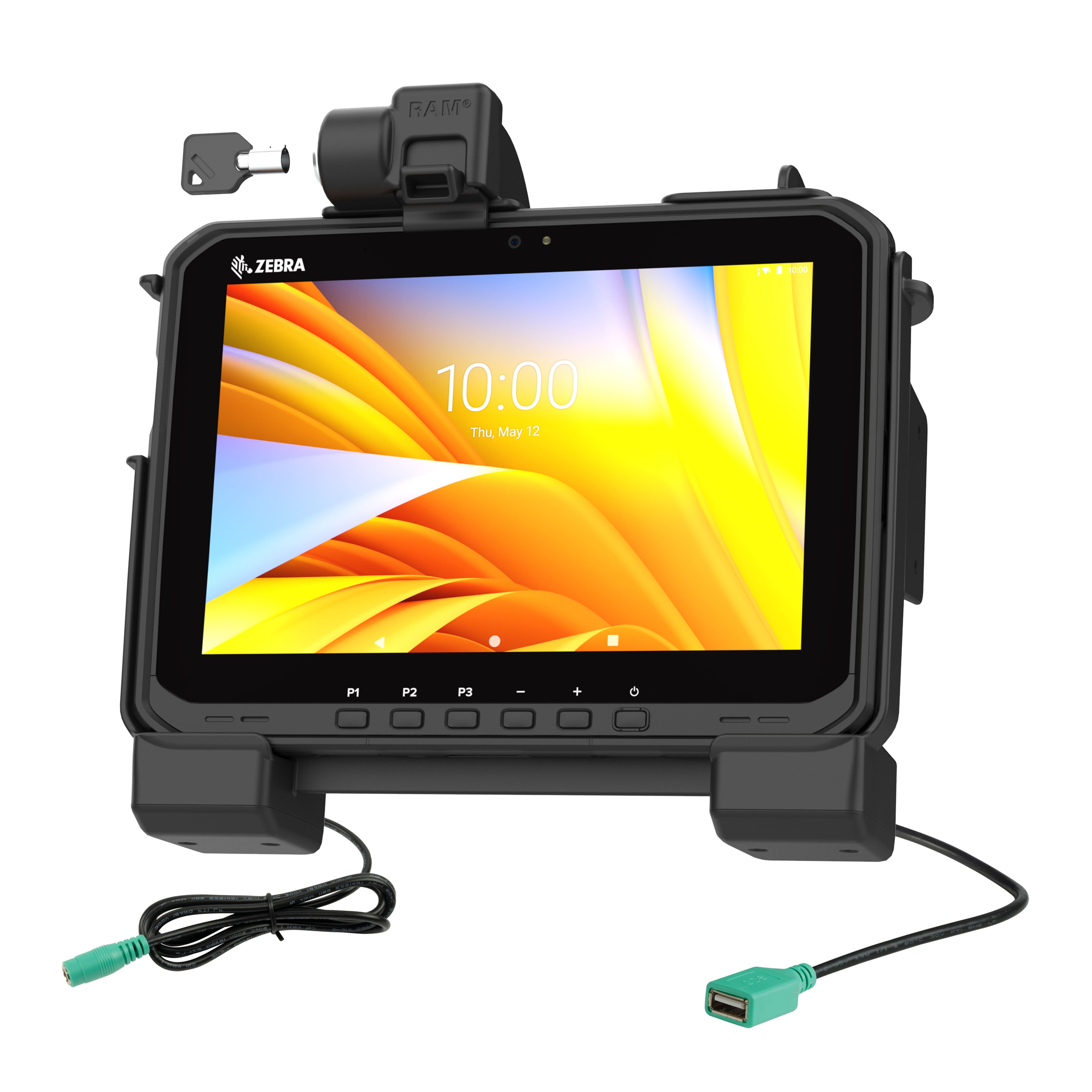 RAM® Power + Data Locking Dock for Zebra ET6x – RAM Mounts
