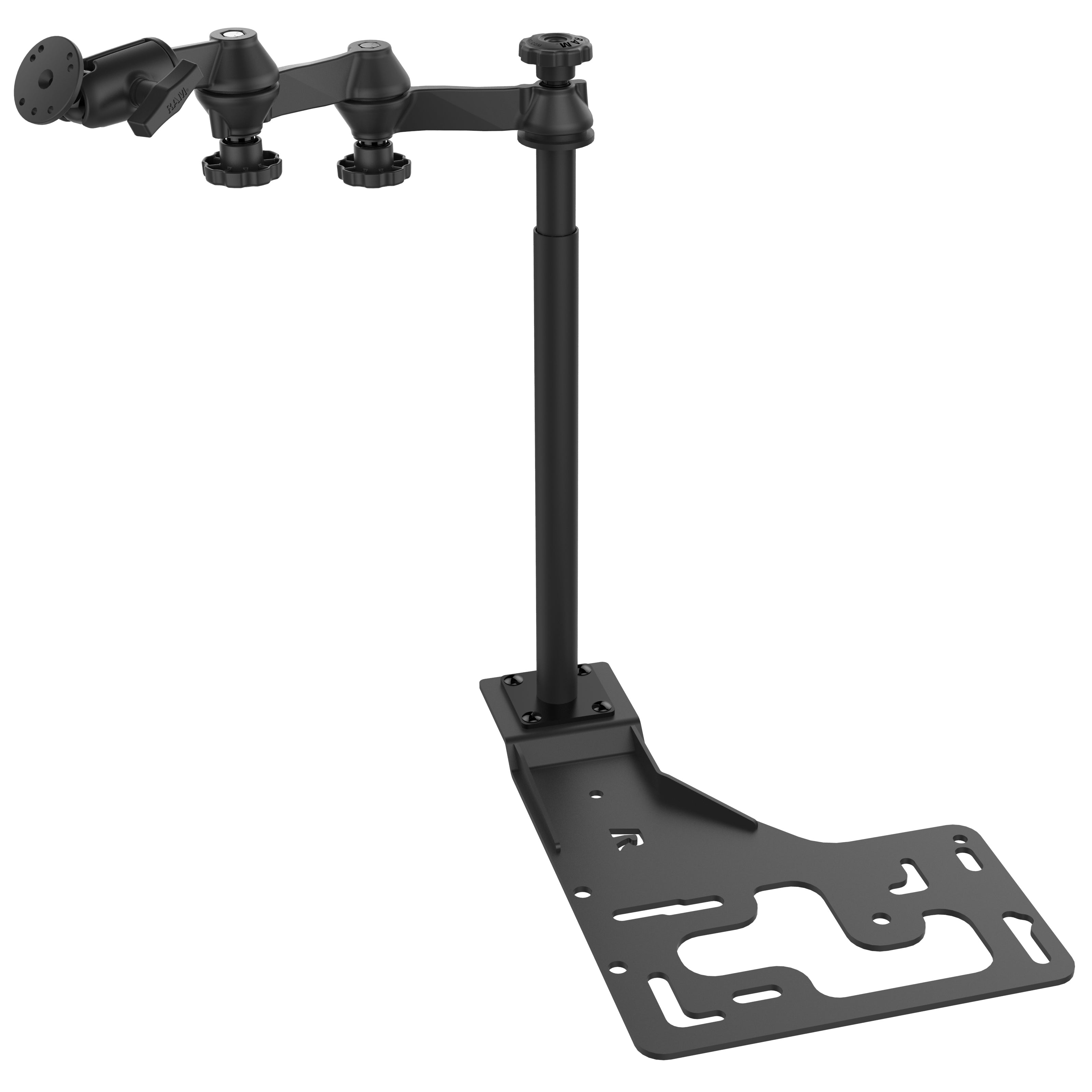 RAM® No-Drill™ Universal Mount for Heavy Duty Trucks - Triple