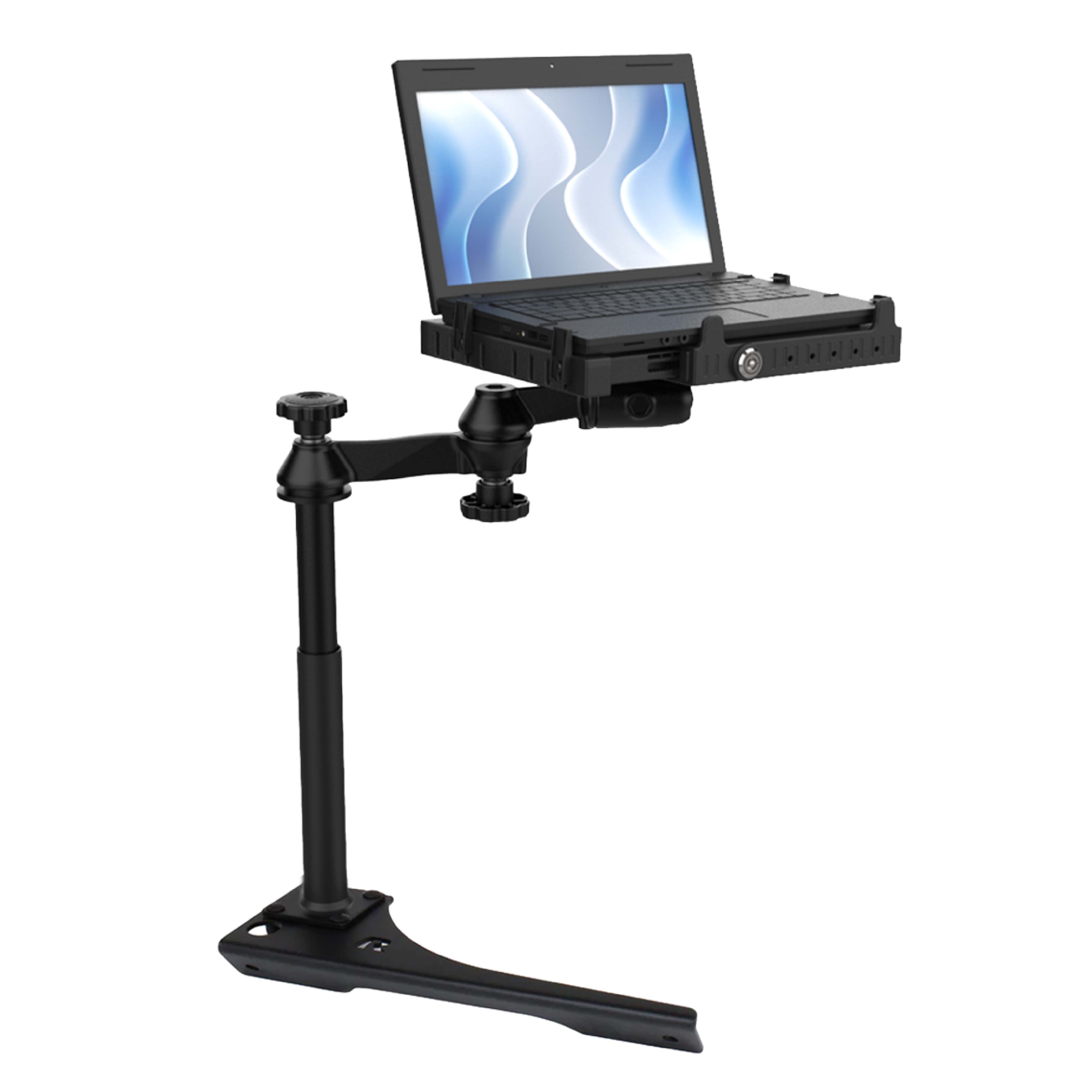 RAM® No-Drill™ Laptop Mount for '19-26 Ram 1500 Pickup Trucks (5th