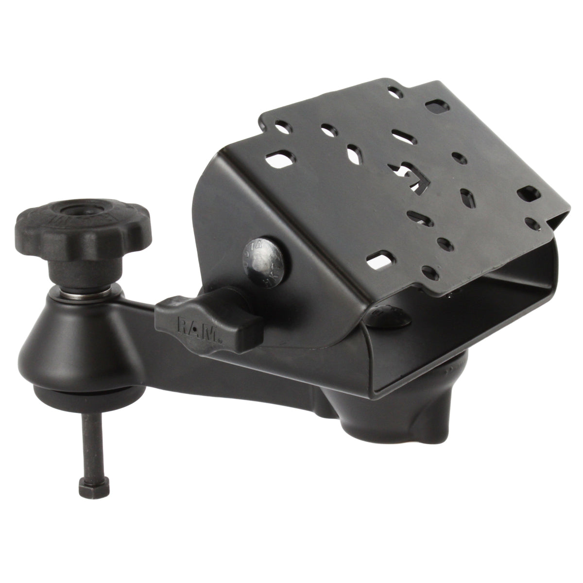 ram様 RAM® Tilt-N-Turn™ 45-Degree Bracket with Single Swing Arm – RAM Mounts