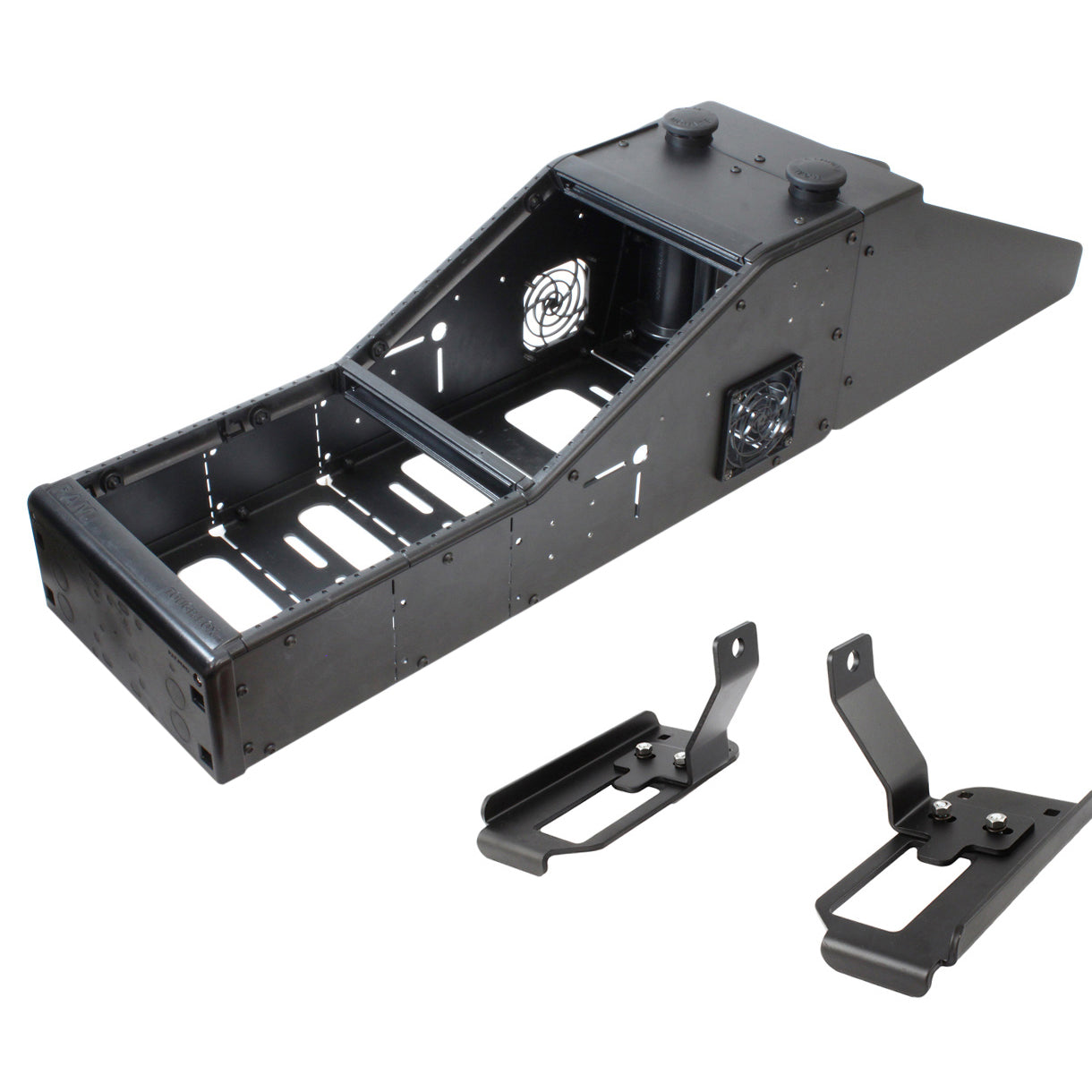 チャベポムページ RAM® Tough-Box™ Angled Console for '06-15 Chevrolet Impala (Police