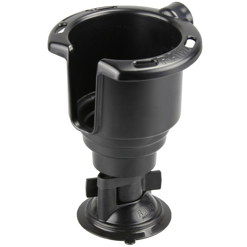 RAM® Twist-Lock™ Suction Cup with Drink Cup Holder – RAM® Mounts