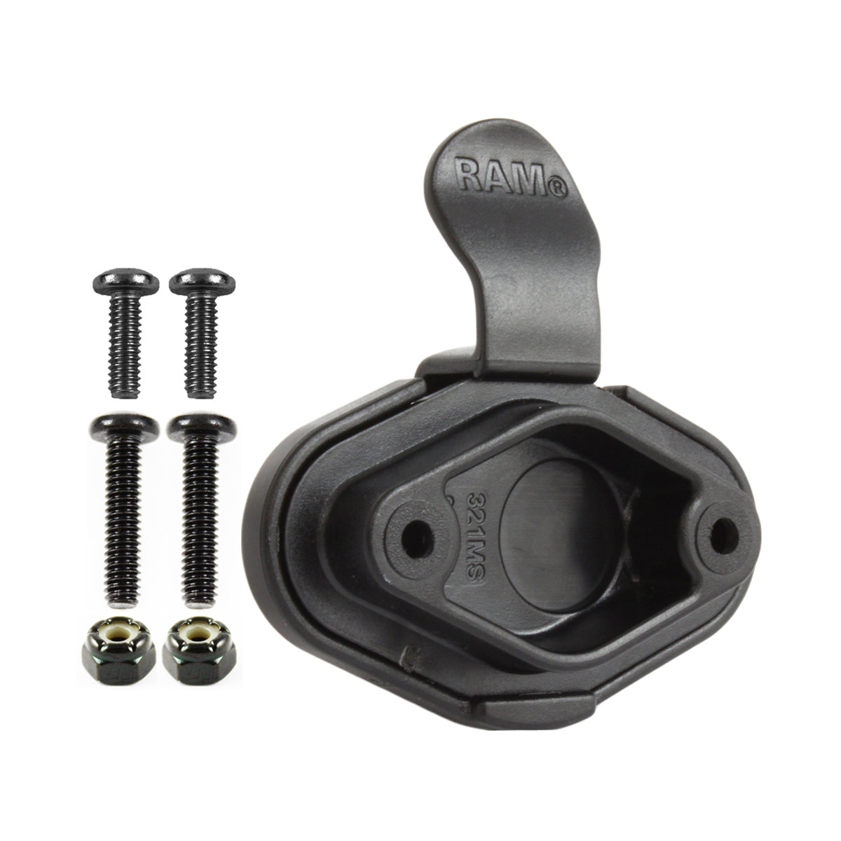 RAM-MOUNT RAP-383 Kit Di Fissaggio Universale, Nero, Composito Ad Alta Resistenza, Progettato E Realizzato Negli USA, Garanzia A Vita - 3