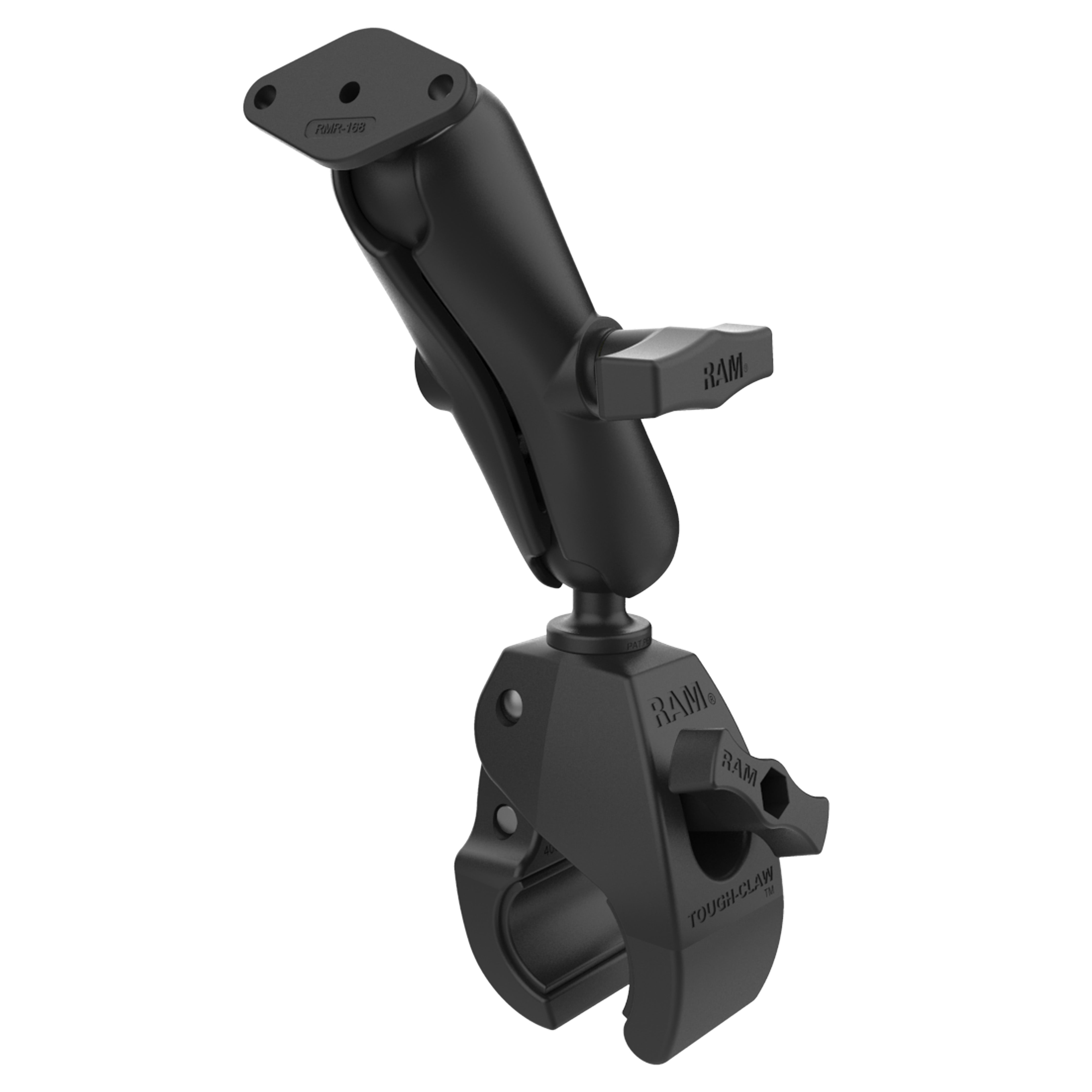 RAM® Tough-Claw™ Large Clamp Mount with Diamond Plate Adapter