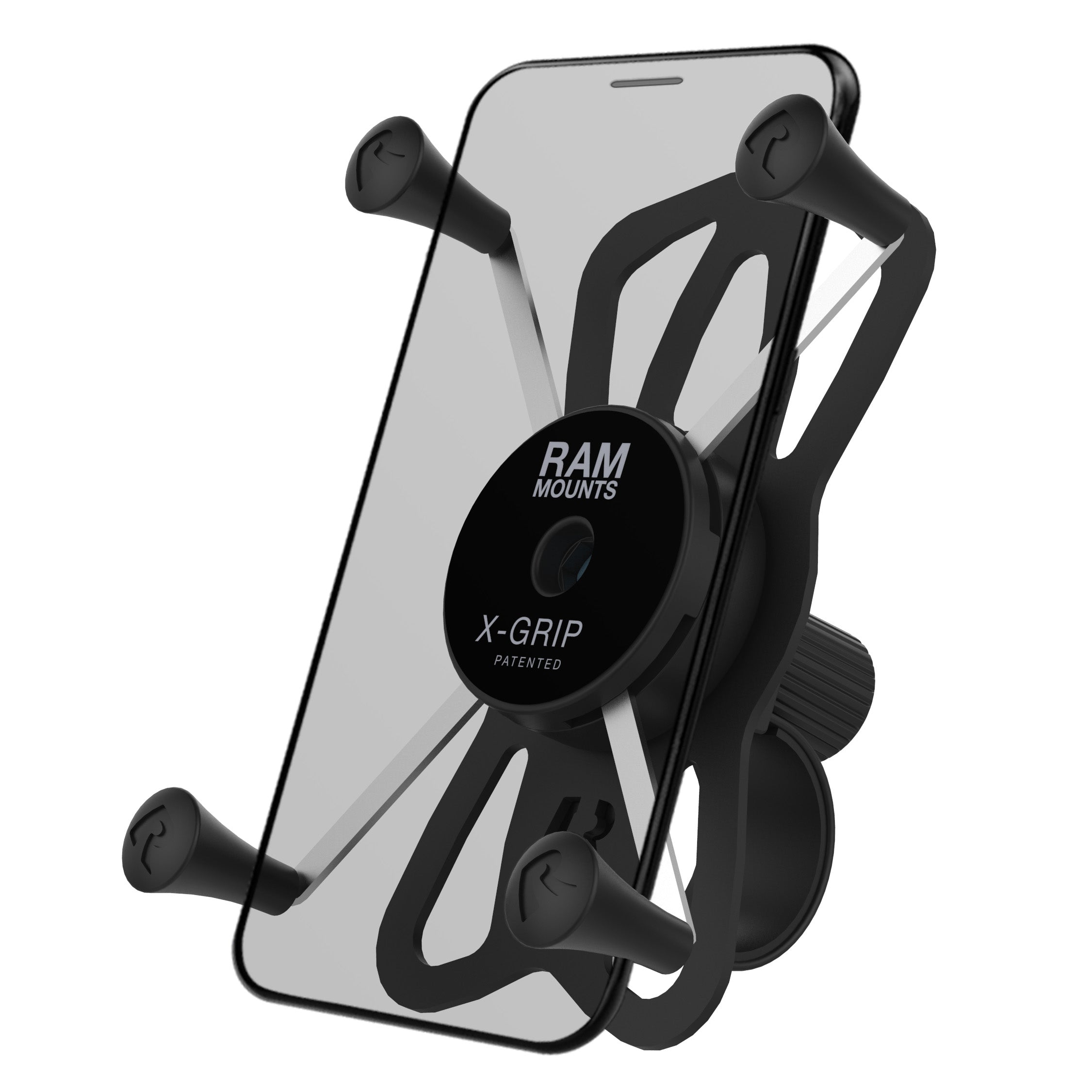 RAM Mount X-Grip Large Phone Mount Tough-Strap Handlebar Base