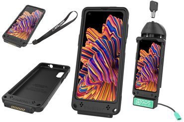 RAM® EZ-Roll'r™ Samsung Galaxy XCover Pro Phone Mounts with GDS® Ecosystem™ and Technology™ | RAM® Mounts