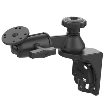 RAM® Vertical 6" Swing Arm Mount with Marine Electronics Ball Adapter