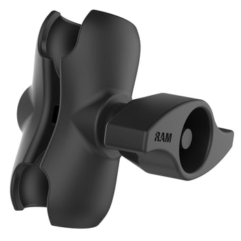 RAM® Double Socket Arm with Metal Knob - C Size Short