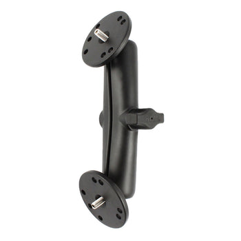 RAM® Double Ball Mount with Two 1/4"-20 Threaded Studs & Plates