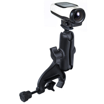 RAM® Double Ball Yoke Clamp Mount with Garmin VIRB™ Camera Adapter