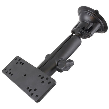 RAM® Twist-Lock™ Suction Cup Mount with Electronics Plate - Long