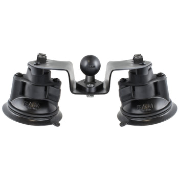 RAM® Twist-Lock™ Dual Pivot Suction Cup Base with Ball