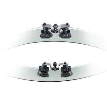 RAM® Twist-Lock™ Dual Pivot Suction Cup Base with Ball