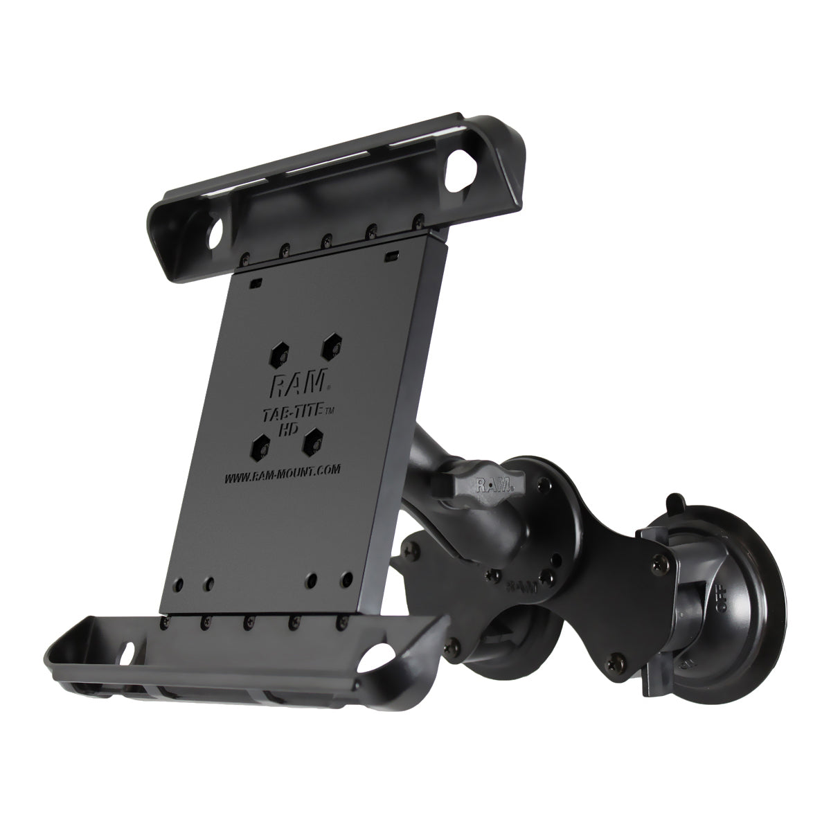 RAM® Tab-Tite™ with Twist-Lock™ Dual Suction for iPad Gen 1-4