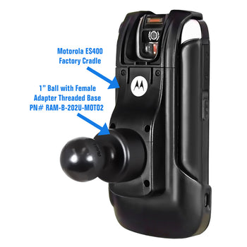 RAM® Female Threaded Ball Adapter for Motorola ES400, MC45 & TC55
