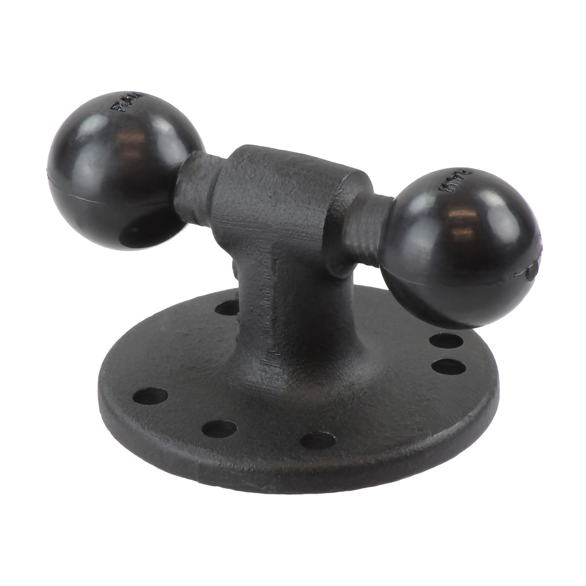 RAM MOUNTS Ram 1 in. Ball Mount With Double Socket Arm & Round Base RAM-B-138U  - The Home Depot