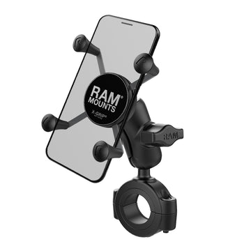 RAM® X-Grip® Phone Mount with RAM® Torque™ Large Rail Base - Short