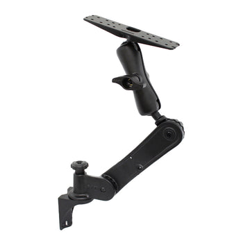 RAM® Vertical Ratchet Mount with Double Ball Mount and Electronics Plate